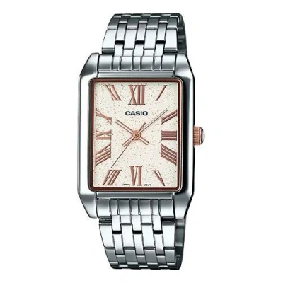 CASIO Men's CASIO Waterproof Quartz Dial 30mm Stainless Steel Strap Watch Mens Silver Analog