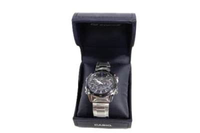 CASIO CASIO MEN'S EQS500DB-1A1 "EDIFICE" TOUGH SOLAR STAINLESS STEEL MULTI-FUNCTION