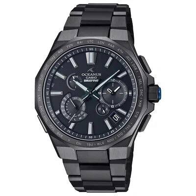 CASIO CASIO OCEANUS OCW-T6000BR-1AJR BLACK BRIEFING 25TH ANNIV. MEN'S WATCH IN BOX