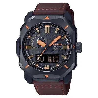 CASIO CASIO OUTDOOR PRO TREK SOLAR POWERED TRIPLE SENSOR WORD TIME : PRW-6900YL-5