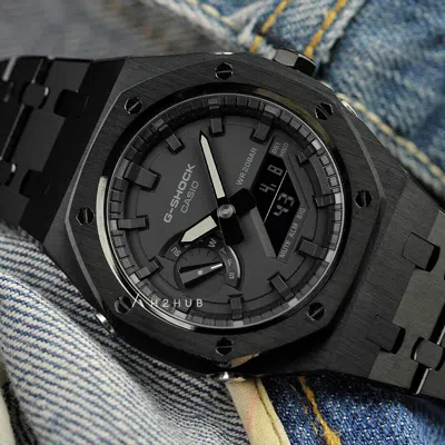 CASIO CASIO PURE STEEL STEALTH BLACK - SPECIAL CUSTOM WATCH
