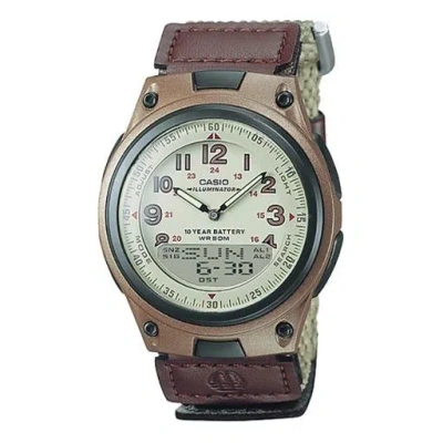 CASIO CASIO Quartz Waterproof Sports Mens Green Analog/Digital Combo