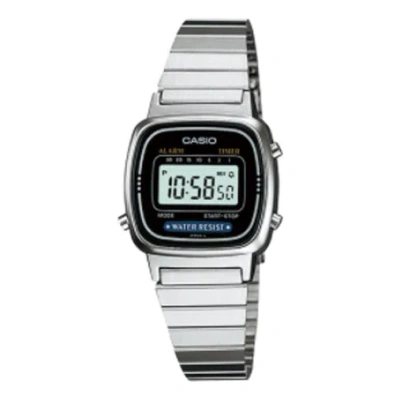 CASIO CASIO Quartz Waterproof Unisex Silver Digital