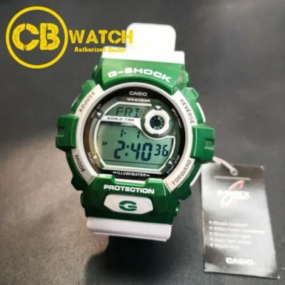 CASIO RARE CASIO G-SHOCK CRAZY COLORS WHITE / GREEN G-8900CS-3 WATCH