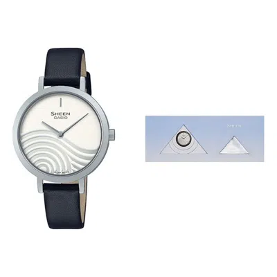 CASIO Casio Sheen Analog Watch 'Black Silver'