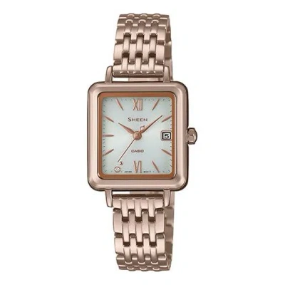 CASIO Casio Sheen Business Analog Watch 'Rose Gold White'