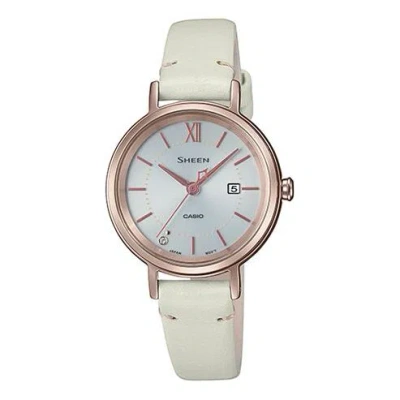 CASIO CASIO SHEEN Sapphire Crystal Solar Powered Waterproof Quartz Gold Analog