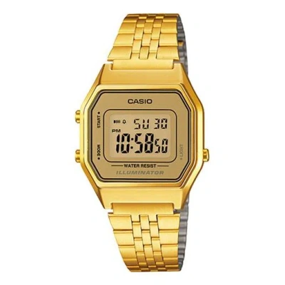 CASIO CASIO STANDARD Vintage Dial Steel Link Band en Waterproof Gold Digital