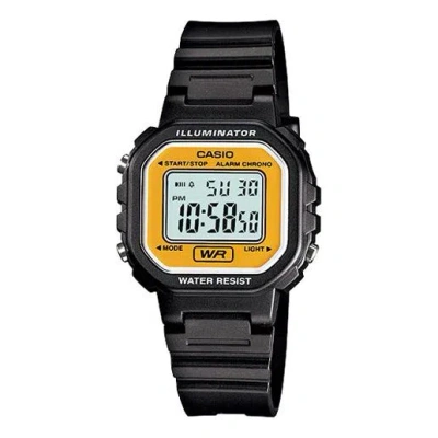CASIO CASIO STANDARDRetro Yellow Dial Plate Black Belt Quartz Waterproof Yellow DialBlack Strap YellowBlac