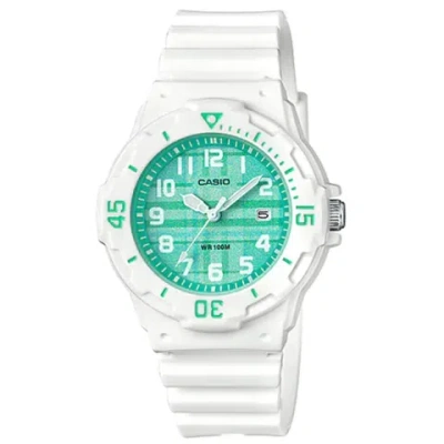 CASIO CASIO ue Resin Band Waterproof Green Peppermint Green Analog