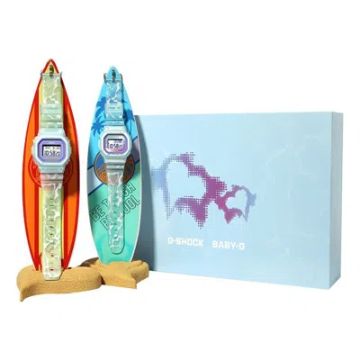 CASIO CASIO Unisex SUMMER LOVERS Series Waterproof SLV-21B-2PFC Couple Sports Shockproof Blue Digital