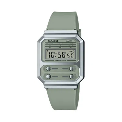 CASIO UNISEX WATCH CASIO F100 TRIBUTE - SAGE GREEN ( 40 MM) GBBY2