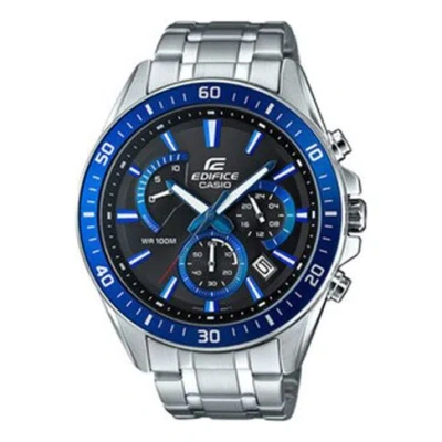 CASIO CASIO Waterproof EDIFICE Stainless Steel Strap Mens Blue Analog