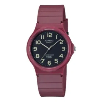 CASIO Casio Waterproof Fashion Stylish Analog Watch 'Purple Red'