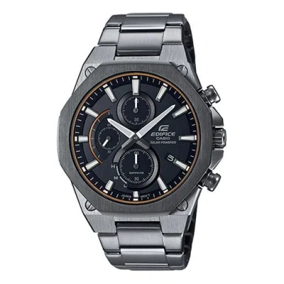 CASIO CASIO Waterproof Sports EDIFICE Solar Powered Mens Black Analog