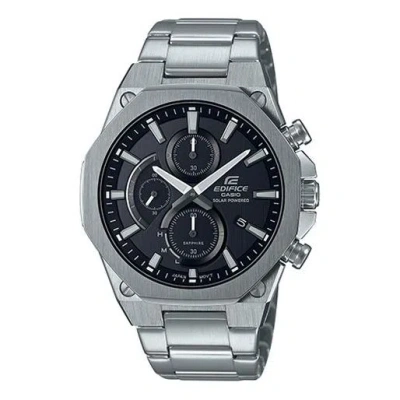 CASIO CASIO Waterproof Sports EDIFICE Solar Powered Mens Black Analog