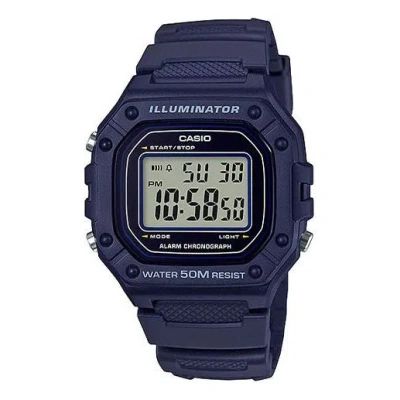 CASIO CASIO Waterproof Sports Unisex Mens Blue Digital