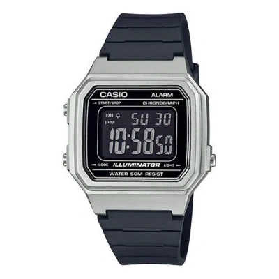 CASIO CASIO YOUTH Series STANDARD Retro Small 50 waterproof Sports Watch Strap Black Silver Digital