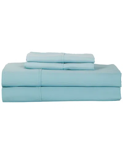 CASTLE HILL LONDON CASTLE HILL LONDON 410TC SOLID SATEEN 4PC SHEET SET