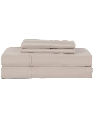 CASTLE HILL LONDON CASTLE HILL LONDON 410TC SOLID SATEEN 4PC SHEET SET