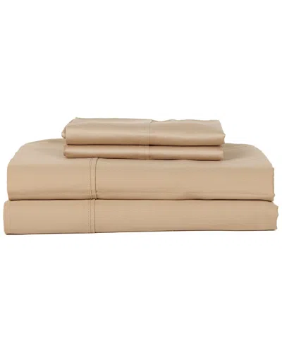 CASTLE HILL LONDON CASTLE HILL LONDON 410TC SOLID SATEEN 4PC SHEET SET