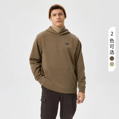 CAT CAT 【高弹棉感面料】CAT秋冬24款男士户外插肩袖连帽套头卫衣