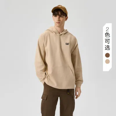 CAT CAT 【高弹棉感面料】CAT秋冬24款男士户外插肩袖连帽套头卫衣