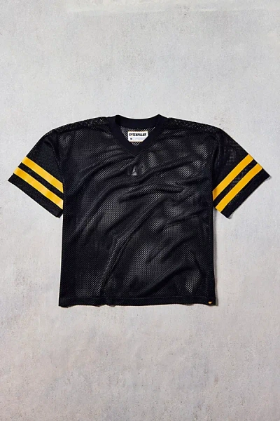 CAT CAT UO EXCLUSIVE MESH JERSEY TEE IN BLACK, MEN'S AT URBAN OUTFITTERS