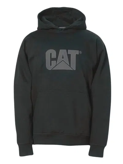 CATERPILLAR MEN'S TRADEMARK HOODED SWEATSHIRT IN BLACK/NOIR