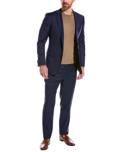 CAVALLI CLASS 2PC SLIM FIT WOOL SUIT