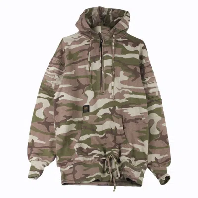 CAYLER-SONS MEN'S ZIP HOODIE PLEATED LOOSE FIT HOODY