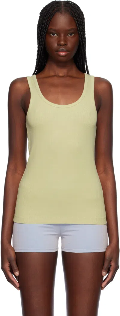 CDLP KHAKI RIB TANK TOP