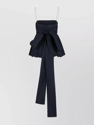 CECILIE BAHNSEN BOW DETAIL COTTON TOP