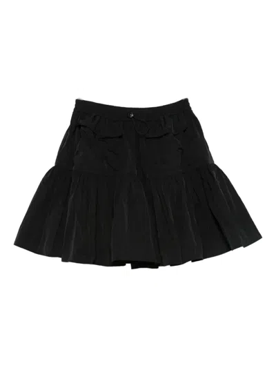 CECILIE BAHNSEN RUFFLED DRAWSTRING SKIRT