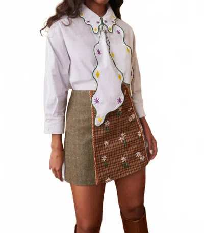 CELIA B AFFECTION TOP IN WHITE