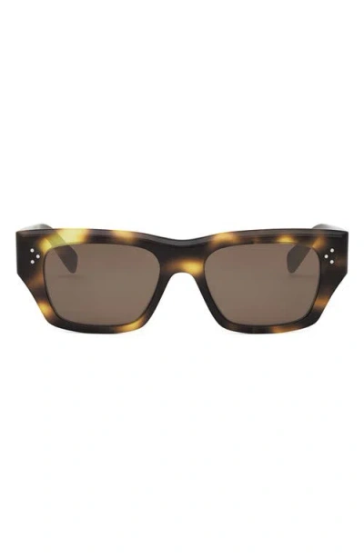 CELINE CELINE BOLD 3 DOTS 53MM GEOMETRIC SUNGLASSES