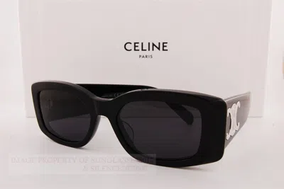 CELINE BRAND CELINE SUNGLASSES CL 40282U 01A BLACK/DARK GRAY FOR MEN WOMEN