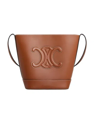 CELINE SMALL BUCKET CUIR TRIOMPHE IN SMOOTH CALFSKIN