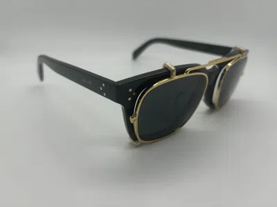 CELINE CELINE CL40268U-CL 01 BLACK CLIP ON SUNGLASSES 50-19-145MM COMES W/FULL SET