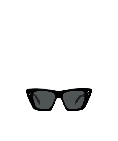 CELINE COLORED LENS SQUARE FRAME SUNGLASSES