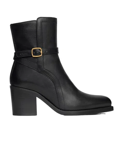 CELINE CELINE CONDÉ JODPHUR BOOT IN CALFSKIN