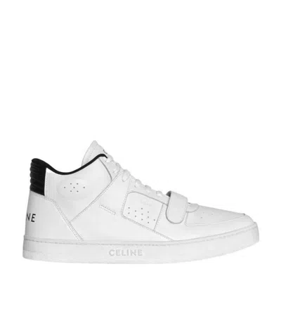 CELINE CT-02 MID SNEAKER WITH VELCRO IN CALFSKIN