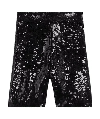 CELINE EMBROIDERED CYCLING SHORTS IN UNDERPINNING VISCOSE