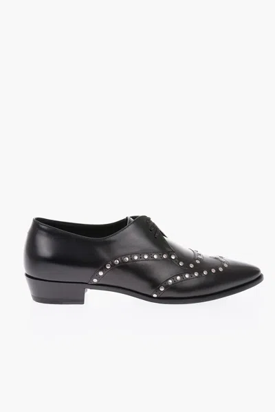 CELINE FW20 CELINE STUDDED JACNO DERBY 30 SHOES BOOTS HEDI SLIMANE