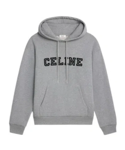 CELINE CELINE LOOSE HOODIE IN COTTON FLEECE