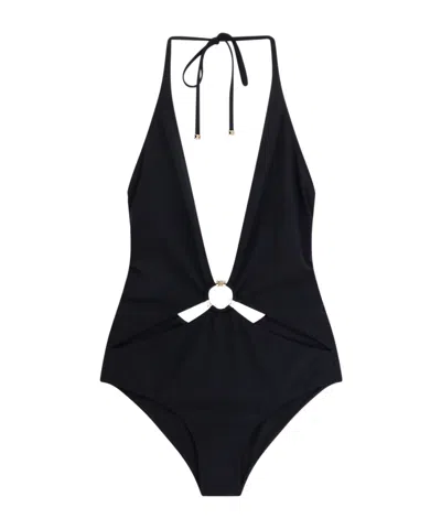 CELINE TRIOMPHE SWIMSUIT IN MATTE JERSEY