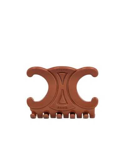 CELINE CELINE LARGE HAIR CLAW IN ACETATE