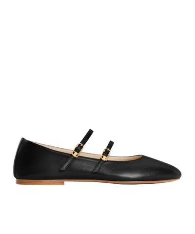 CELINE LES BALLERINES CELINE DOUBLE STRAP IN LAMBSKIN