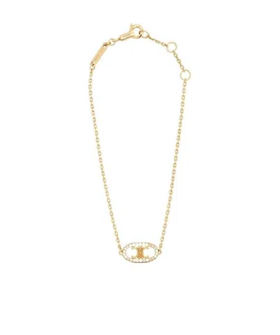 CELINE MAILLON TRIOMPHE BRACELET IN YELLOW GOLD AND DIAMONDS