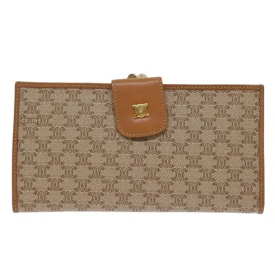 CELINE MACADAM CANVAS WALLET (PRE-OWNED)